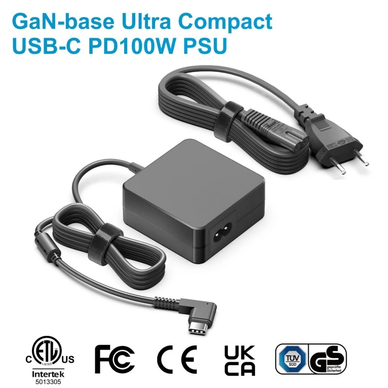 100W GaN Square PD USB-C-strömadapter