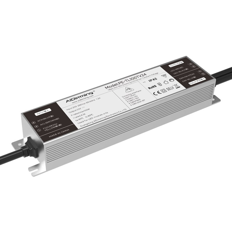 100W konstant spänning Triac dimbar LED-drivrutin