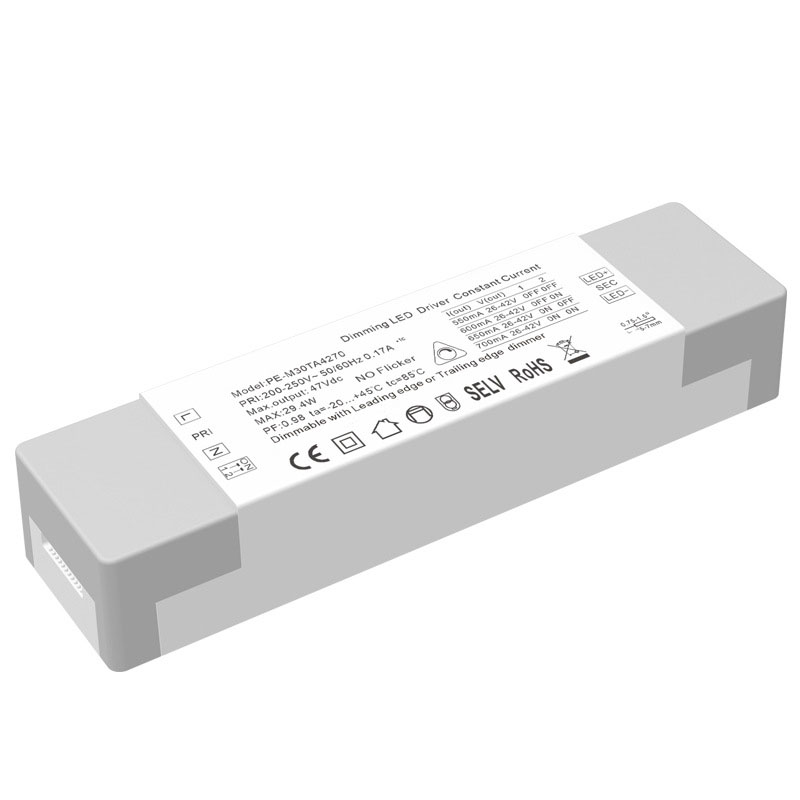 30W konstant ström Triac dimbar LED-drivrutin