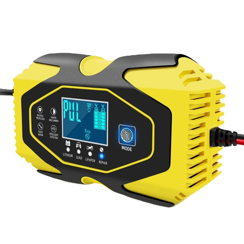 12V 24V Motorcykel Bilbatteriladdare