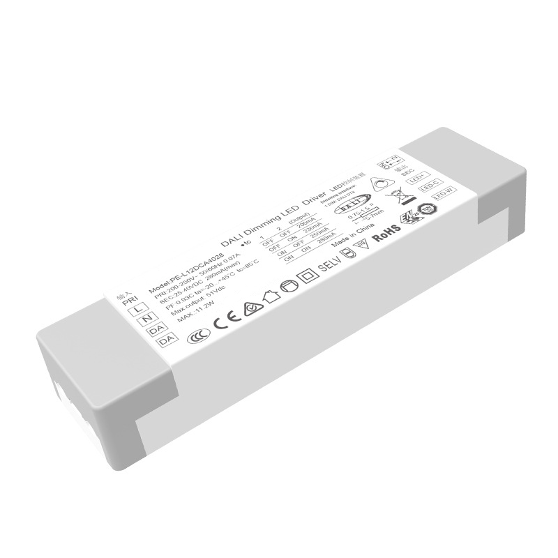 12W konstant ström DALI CCT Dimbar LED-drivrutin