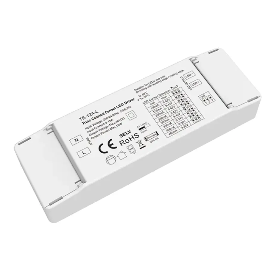 12W konstant ström Triac-dimmer LED-drivrutin