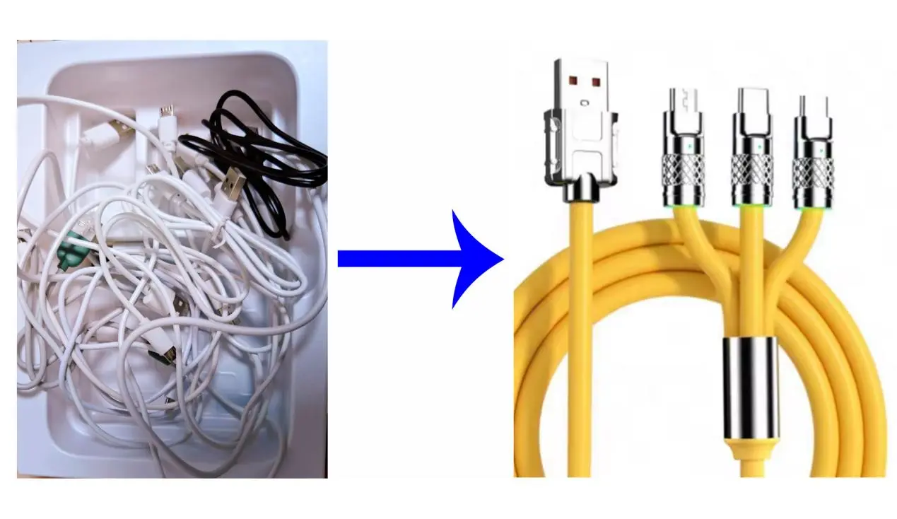 Starwell lanserar Tri-Charge Pro: The Ultimate Universal 3-in-1 Data Cable för en rörig LIF