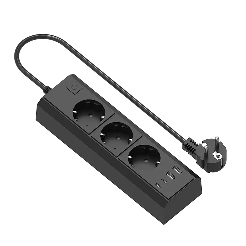 3 uttag EU Power Strip