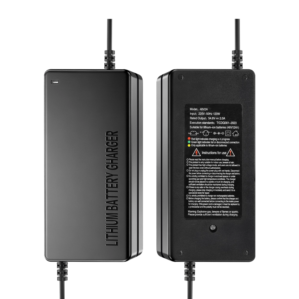 48V 120W litiumbatteriladdare