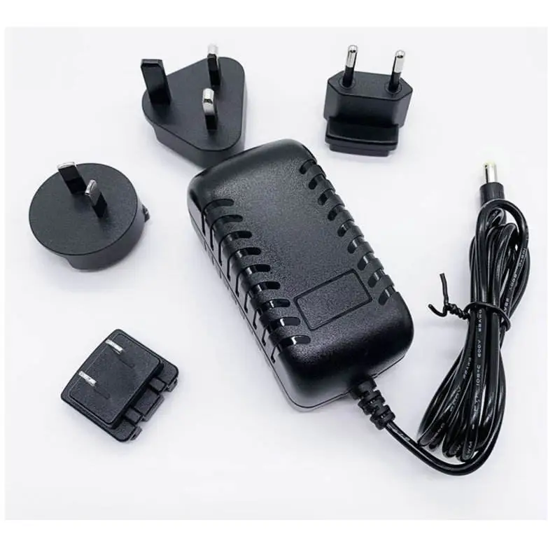 5V 2A nätadapter med utbytbar kontakt