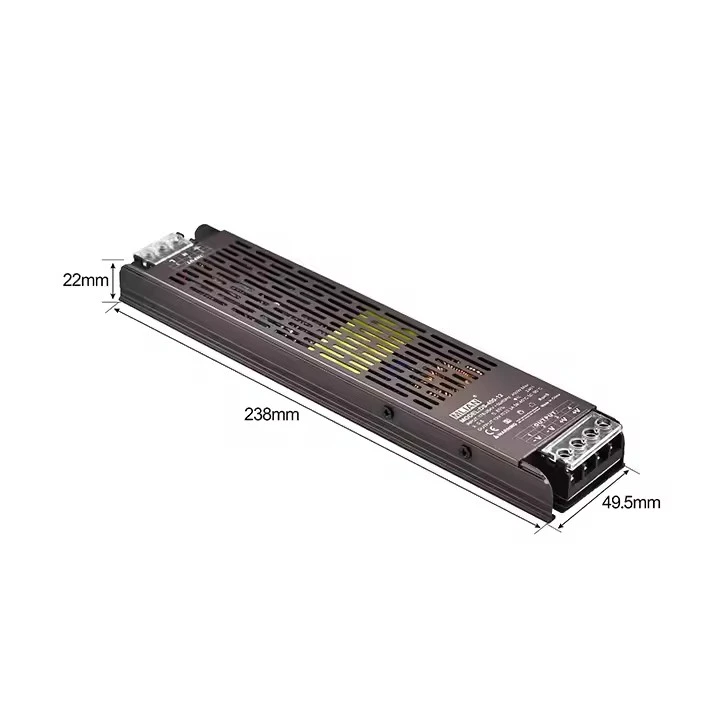 Ultratunn eller smal 100W 12V/24V Single Output Switching Power Supply